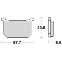 Lucas TRW MCB 516 LF Remblokken Lucas TRW MCB 516 LF Remblokken