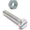 Bout + Moer M4 Cylinderkop 100 Stuks Bout + Moer M4 Cylinderkop 100 Stuks