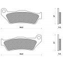 Brembo 07BB04SD Remblokken Brembo 07BB04SD Remblokken